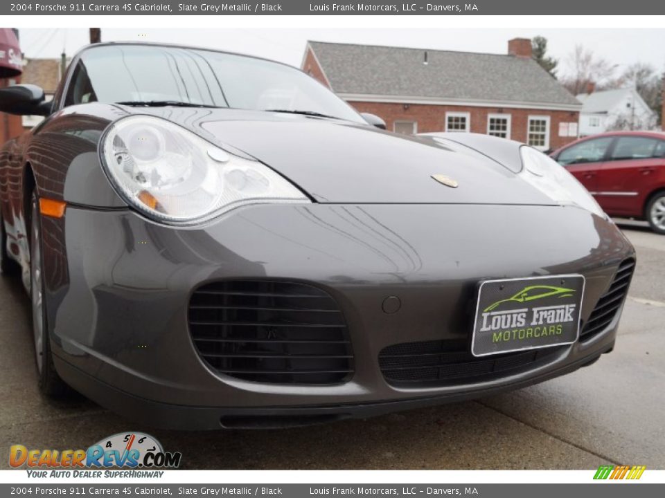 2004 Porsche 911 Carrera 4S Cabriolet Slate Grey Metallic / Black Photo #15