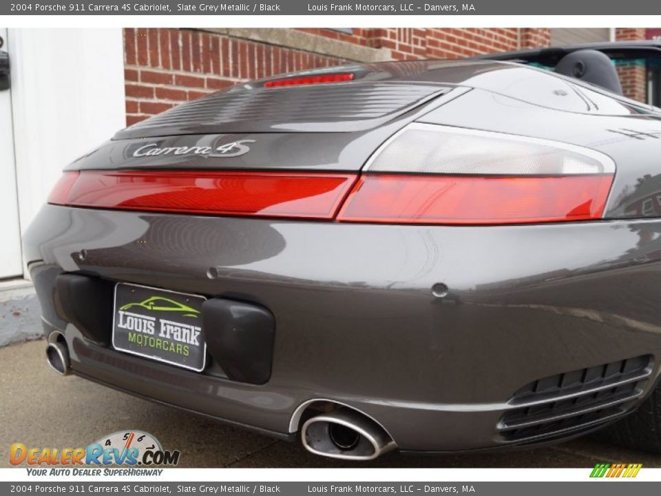 2004 Porsche 911 Carrera 4S Cabriolet Slate Grey Metallic / Black Photo #16