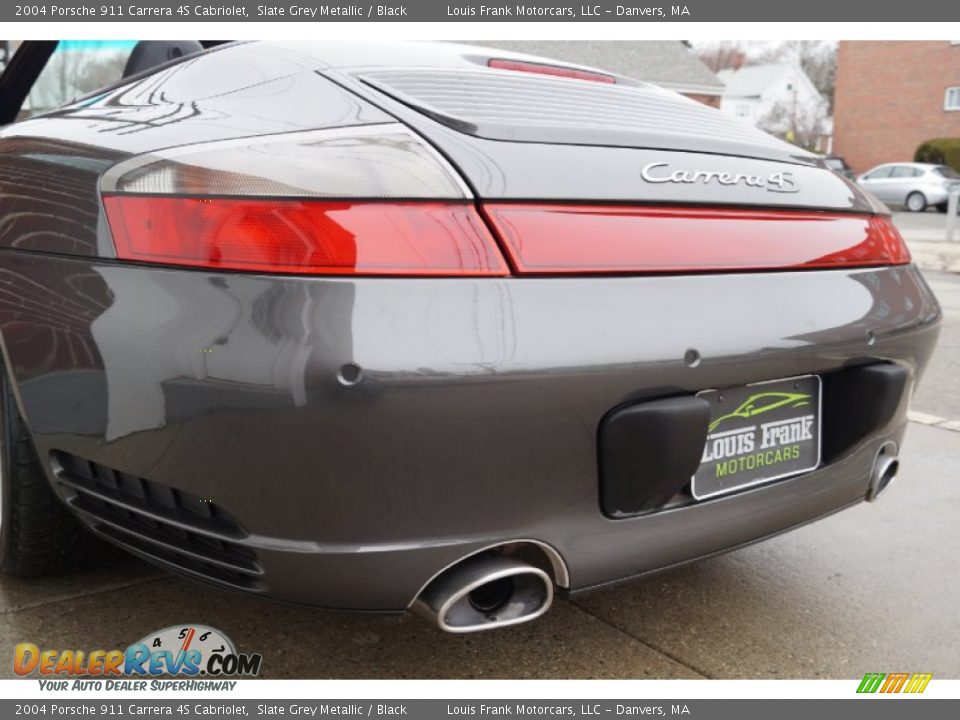 2004 Porsche 911 Carrera 4S Cabriolet Slate Grey Metallic / Black Photo #18