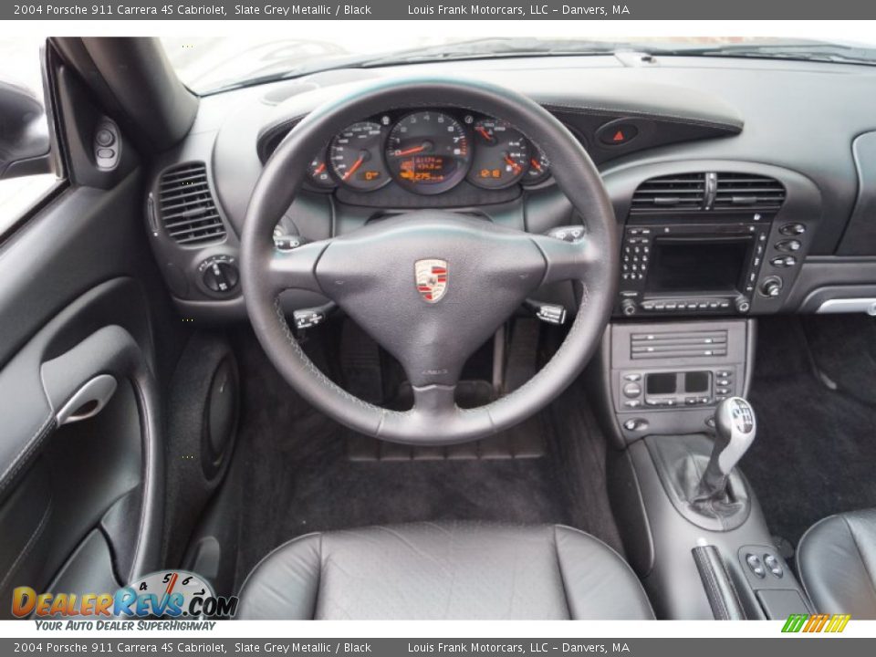 2004 Porsche 911 Carrera 4S Cabriolet Slate Grey Metallic / Black Photo #20