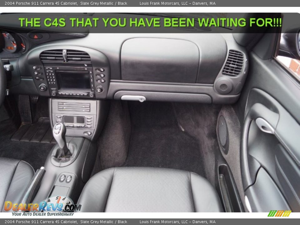 2004 Porsche 911 Carrera 4S Cabriolet Slate Grey Metallic / Black Photo #21