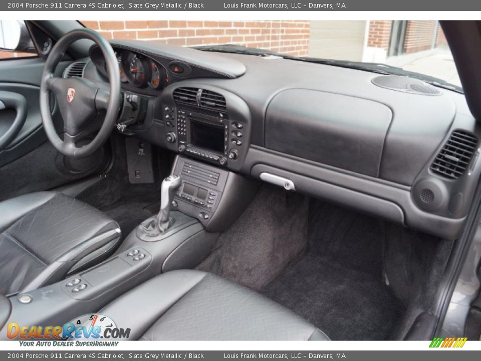 2004 Porsche 911 Carrera 4S Cabriolet Slate Grey Metallic / Black Photo #22