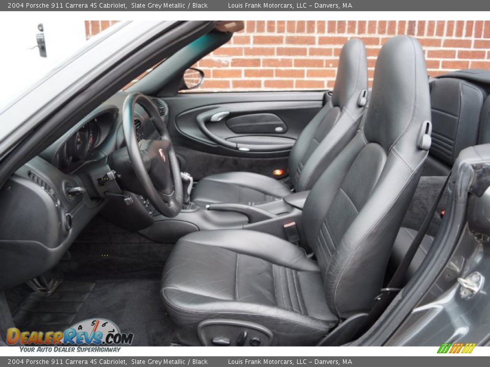 2004 Porsche 911 Carrera 4S Cabriolet Slate Grey Metallic / Black Photo #23