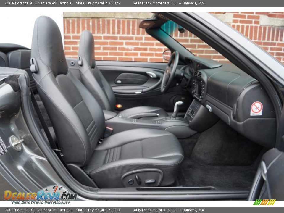 2004 Porsche 911 Carrera 4S Cabriolet Slate Grey Metallic / Black Photo #24