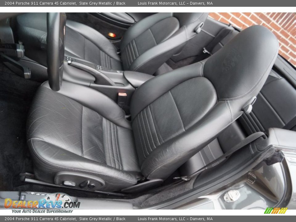 2004 Porsche 911 Carrera 4S Cabriolet Slate Grey Metallic / Black Photo #25