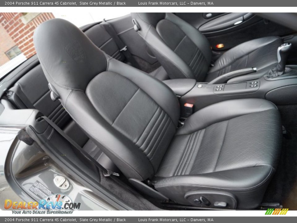 2004 Porsche 911 Carrera 4S Cabriolet Slate Grey Metallic / Black Photo #26