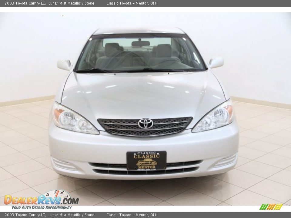 2003 Toyota Camry LE Lunar Mist Metallic / Stone Photo #2