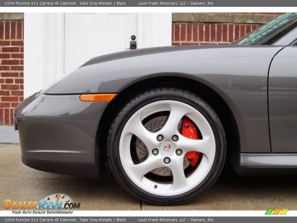 2004 Porsche 911 Carrera 4S Cabriolet Slate Grey Metallic / Black Photo #29