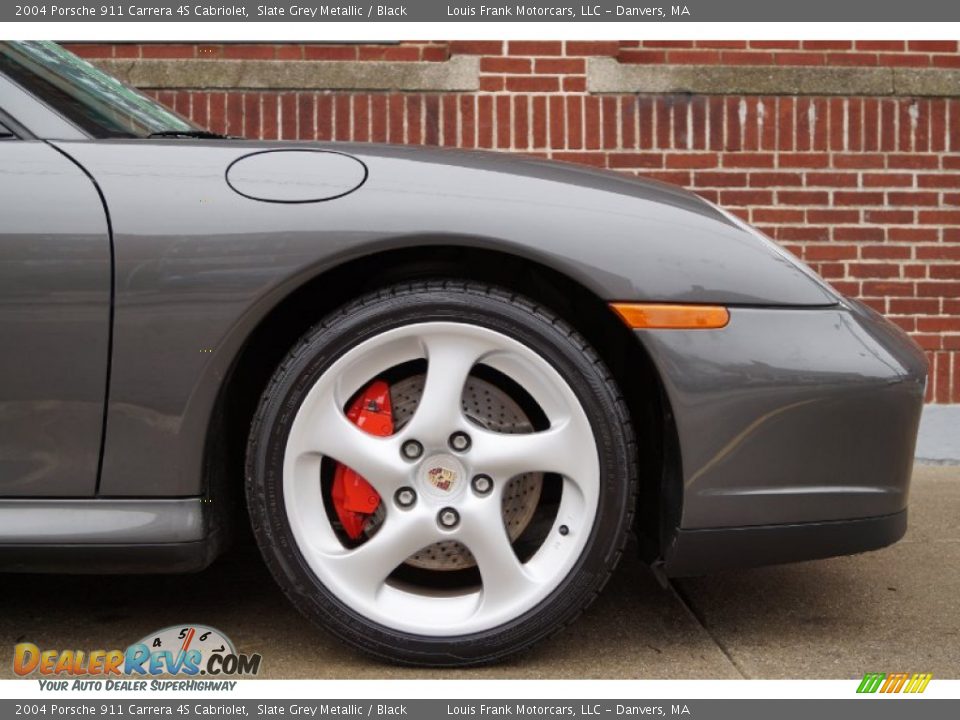 2004 Porsche 911 Carrera 4S Cabriolet Slate Grey Metallic / Black Photo #30