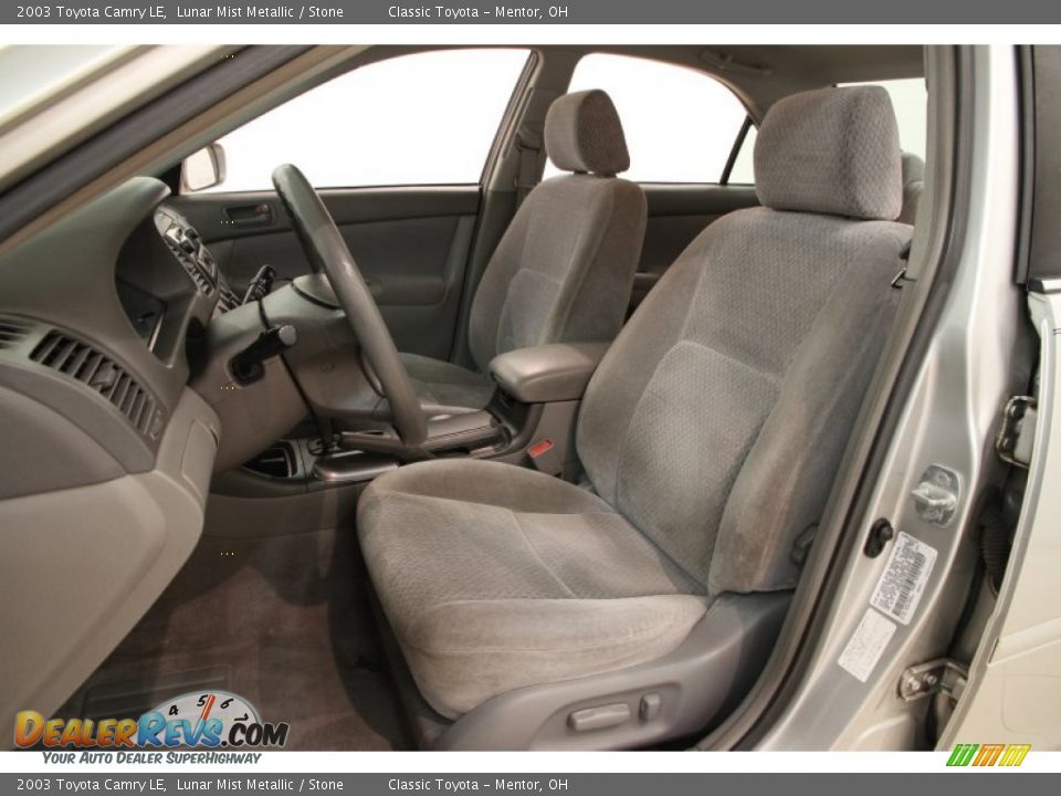 2003 Toyota Camry LE Lunar Mist Metallic / Stone Photo #5
