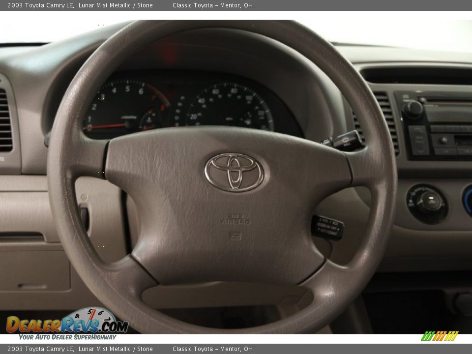 2003 Toyota Camry LE Lunar Mist Metallic / Stone Photo #6