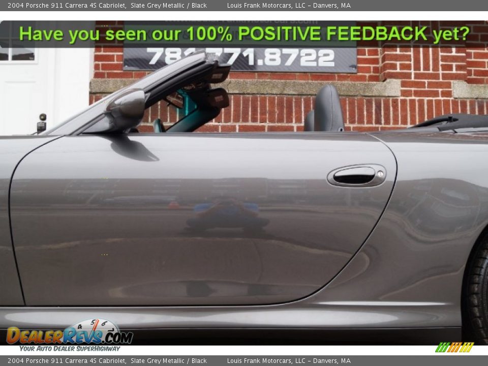 2004 Porsche 911 Carrera 4S Cabriolet Slate Grey Metallic / Black Photo #31