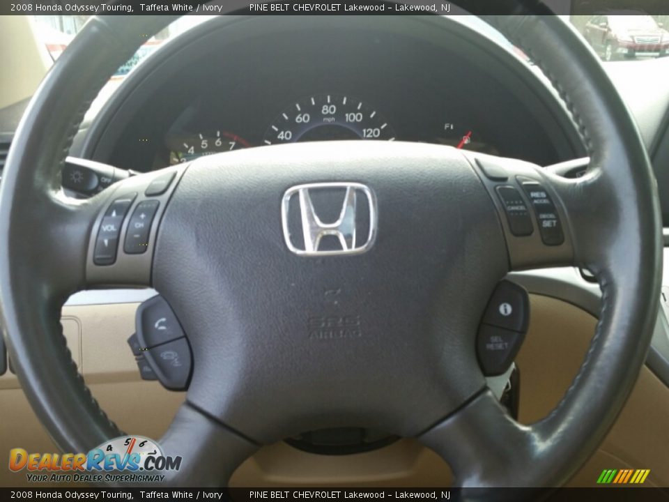 2008 Honda Odyssey Touring Taffeta White / Ivory Photo #16