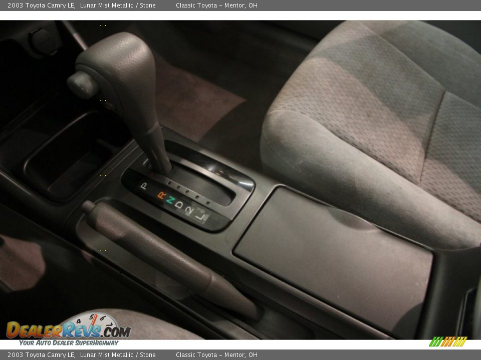 2003 Toyota Camry LE Lunar Mist Metallic / Stone Photo #9