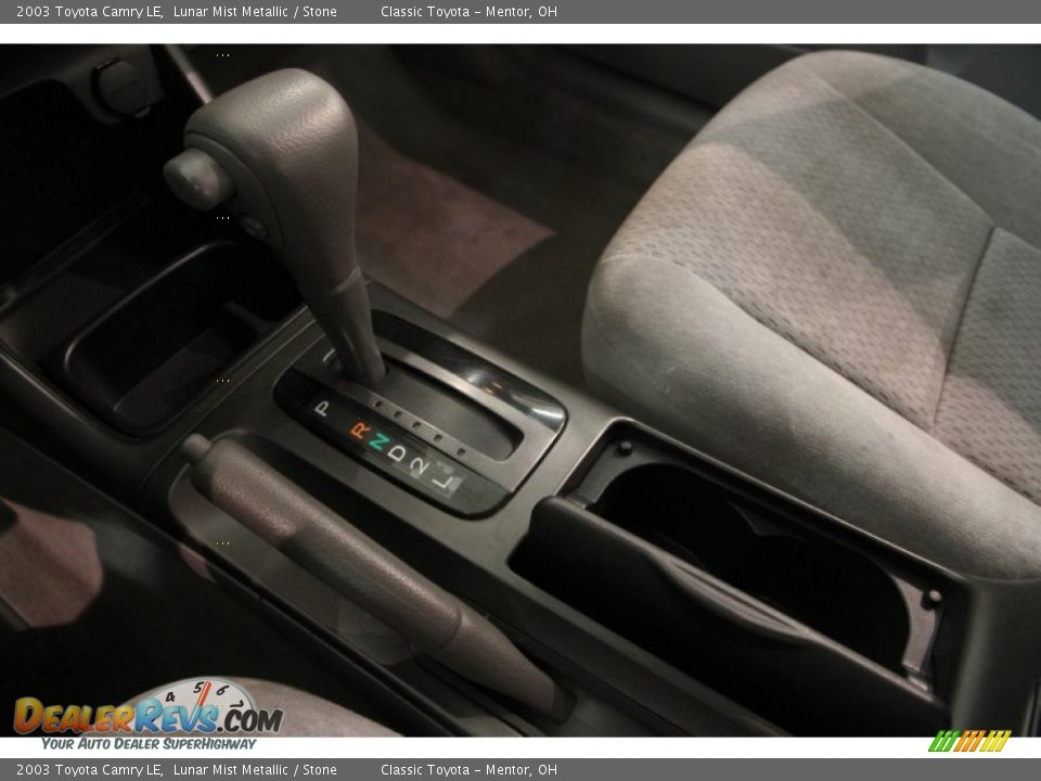 2003 Toyota Camry LE Lunar Mist Metallic / Stone Photo #10