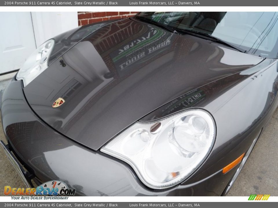 2004 Porsche 911 Carrera 4S Cabriolet Slate Grey Metallic / Black Photo #35