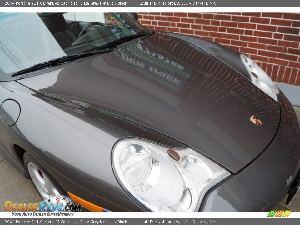 2004 Porsche 911 Carrera 4S Cabriolet Slate Grey Metallic / Black Photo #36