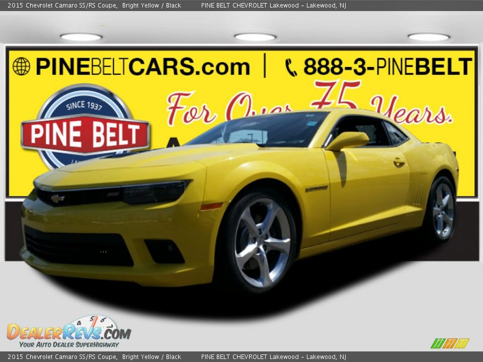 2015 Chevrolet Camaro SS/RS Coupe Bright Yellow / Black Photo #1
