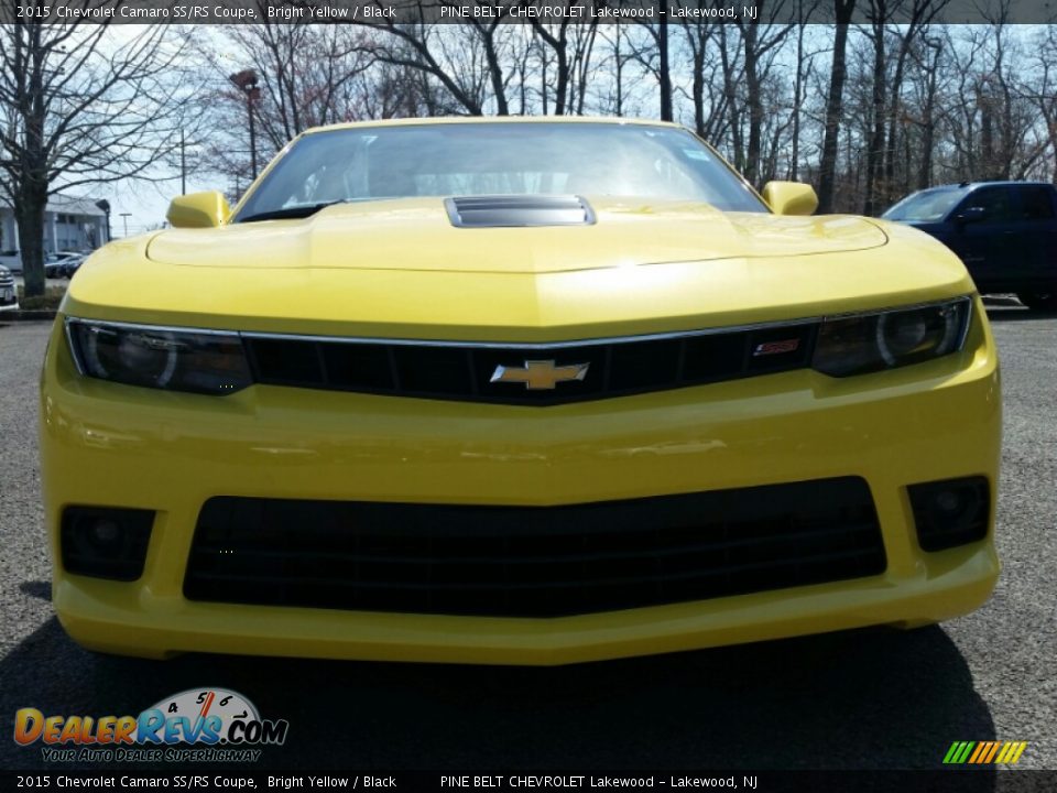 2015 Chevrolet Camaro SS/RS Coupe Bright Yellow / Black Photo #2