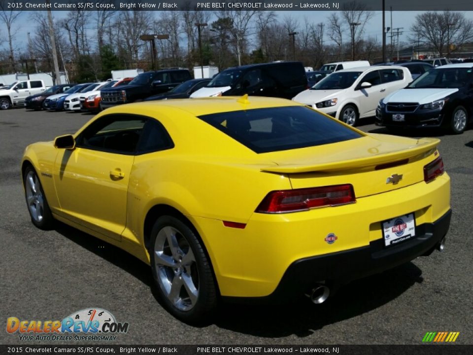 2015 Chevrolet Camaro SS/RS Coupe Bright Yellow / Black Photo #4