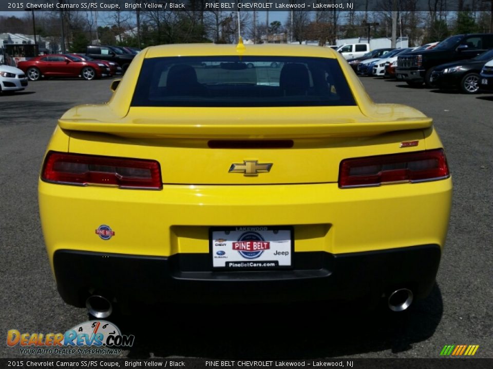 2015 Chevrolet Camaro SS/RS Coupe Bright Yellow / Black Photo #5