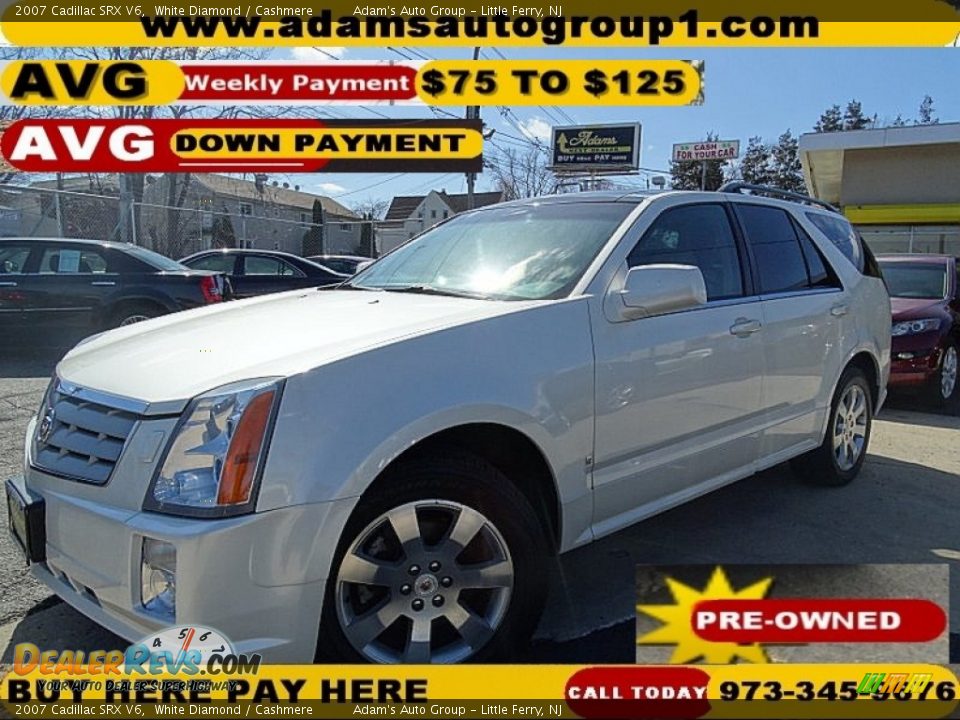 2007 Cadillac SRX V6 White Diamond / Cashmere Photo #1