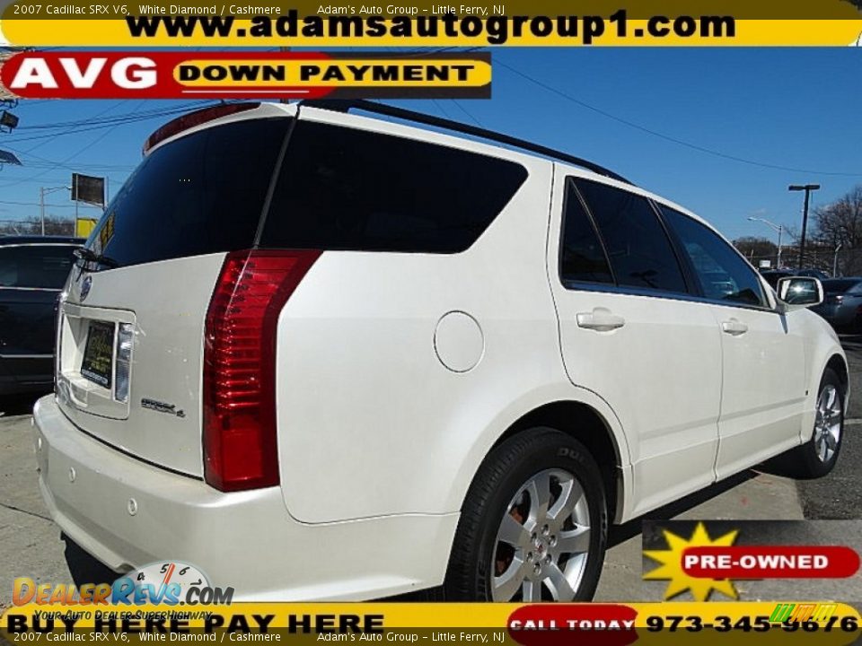 2007 Cadillac SRX V6 White Diamond / Cashmere Photo #3