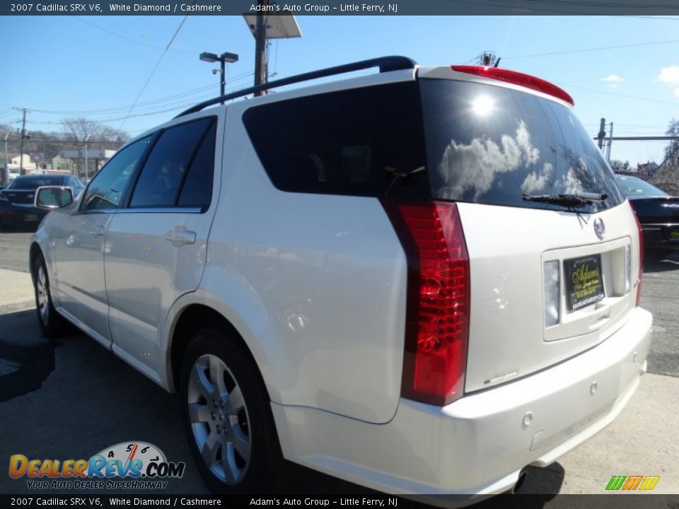 2007 Cadillac SRX V6 White Diamond / Cashmere Photo #4