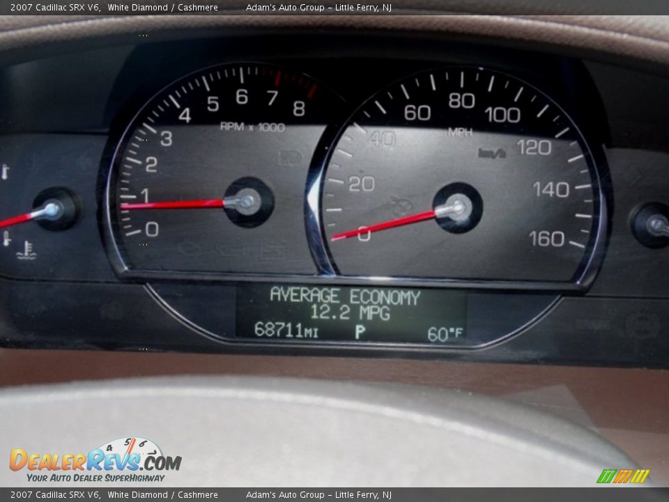2007 Cadillac SRX V6 White Diamond / Cashmere Photo #9