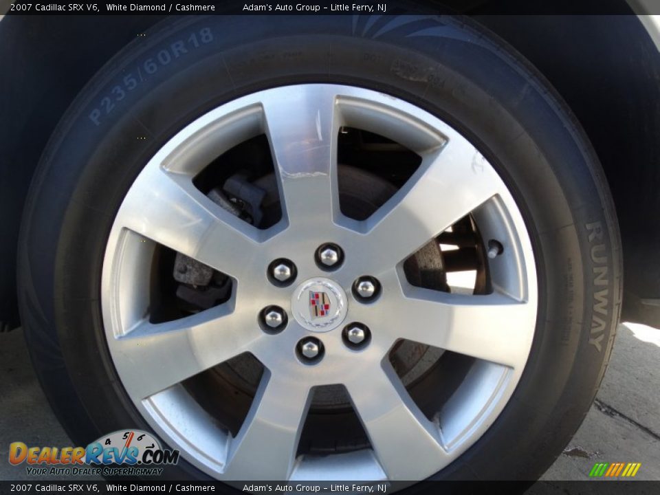 2007 Cadillac SRX V6 White Diamond / Cashmere Photo #26