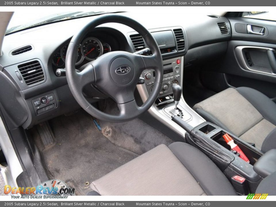 Charcoal Black Interior - 2005 Subaru Legacy 2.5i Sedan Photo #5