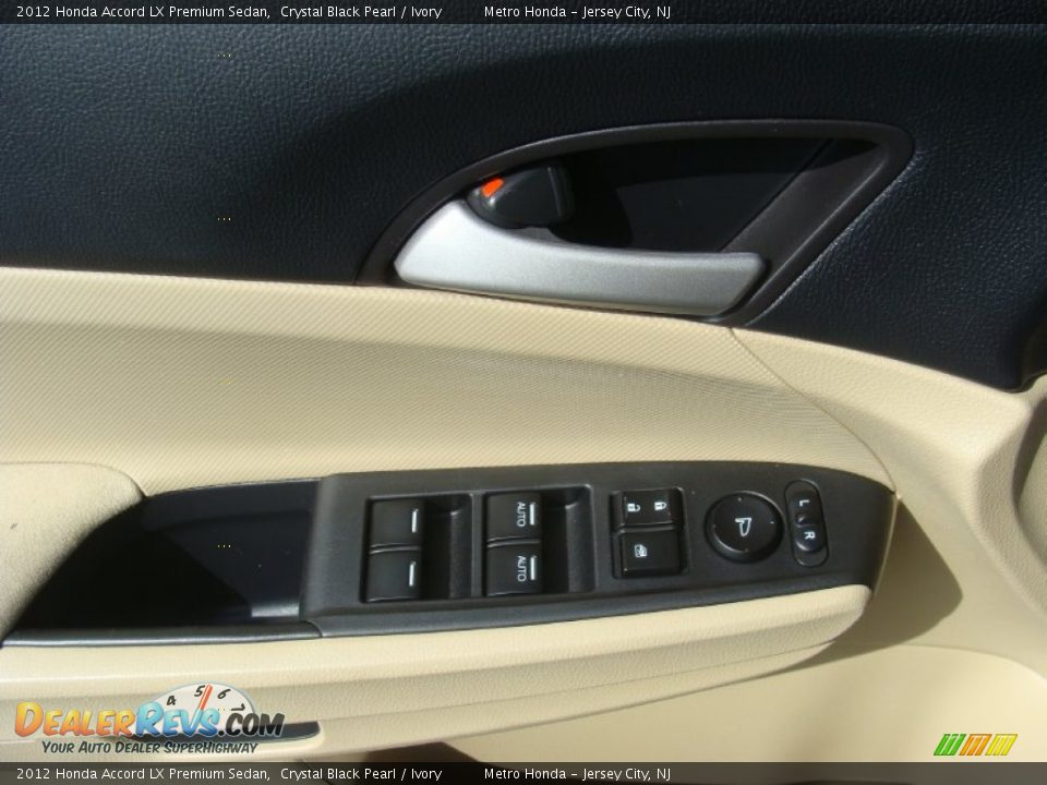 2012 Honda Accord LX Premium Sedan Crystal Black Pearl / Ivory Photo #10