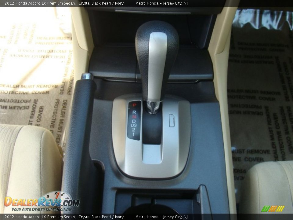 2012 Honda Accord LX Premium Sedan Crystal Black Pearl / Ivory Photo #20