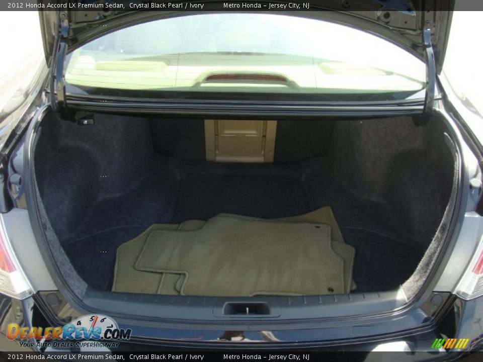 2012 Honda Accord LX Premium Sedan Crystal Black Pearl / Ivory Photo #22
