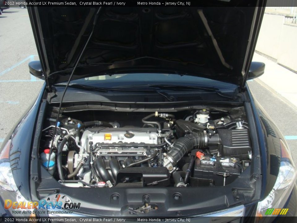 2012 Honda Accord LX Premium Sedan Crystal Black Pearl / Ivory Photo #30
