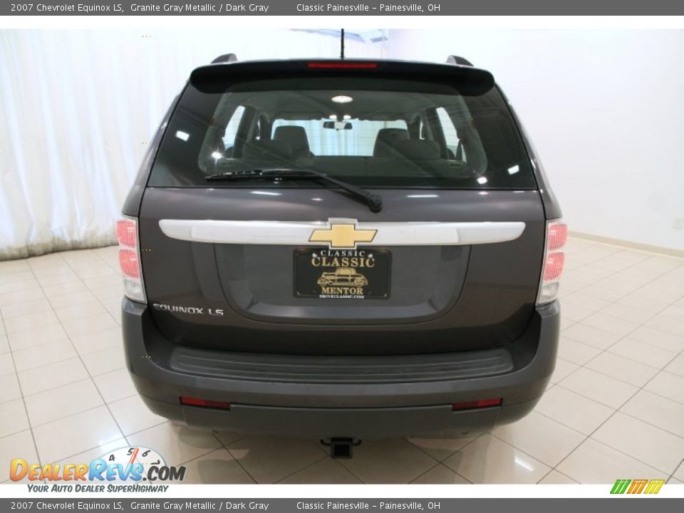 2007 Chevrolet Equinox LS Granite Gray Metallic / Dark Gray Photo #12