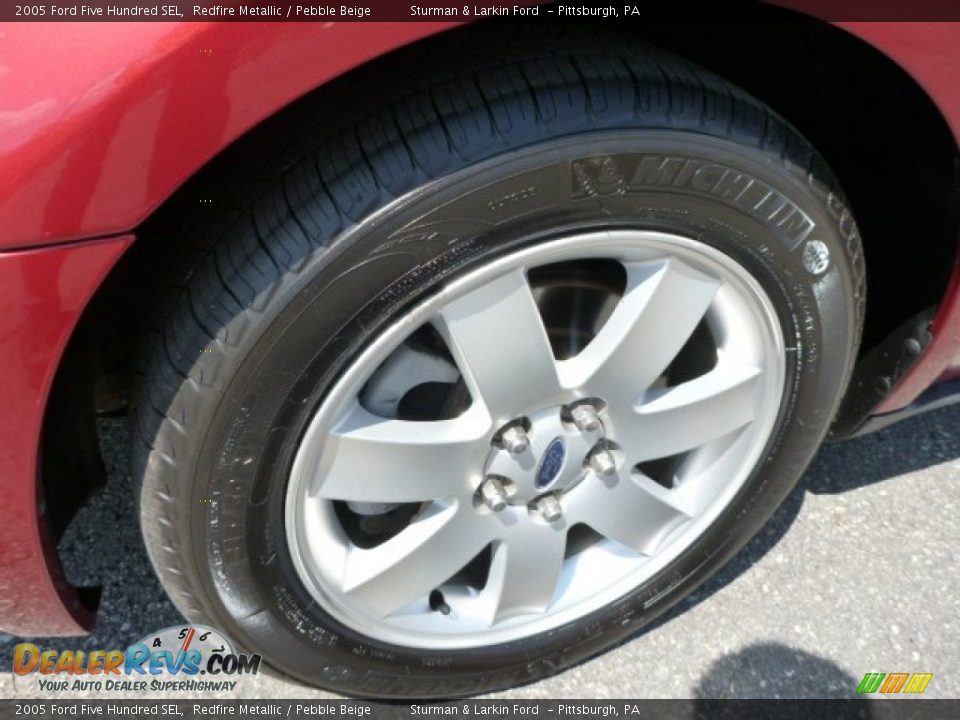 2005 Ford Five Hundred SEL Redfire Metallic / Pebble Beige Photo #7