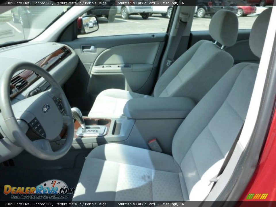 2005 Ford Five Hundred SEL Redfire Metallic / Pebble Beige Photo #8