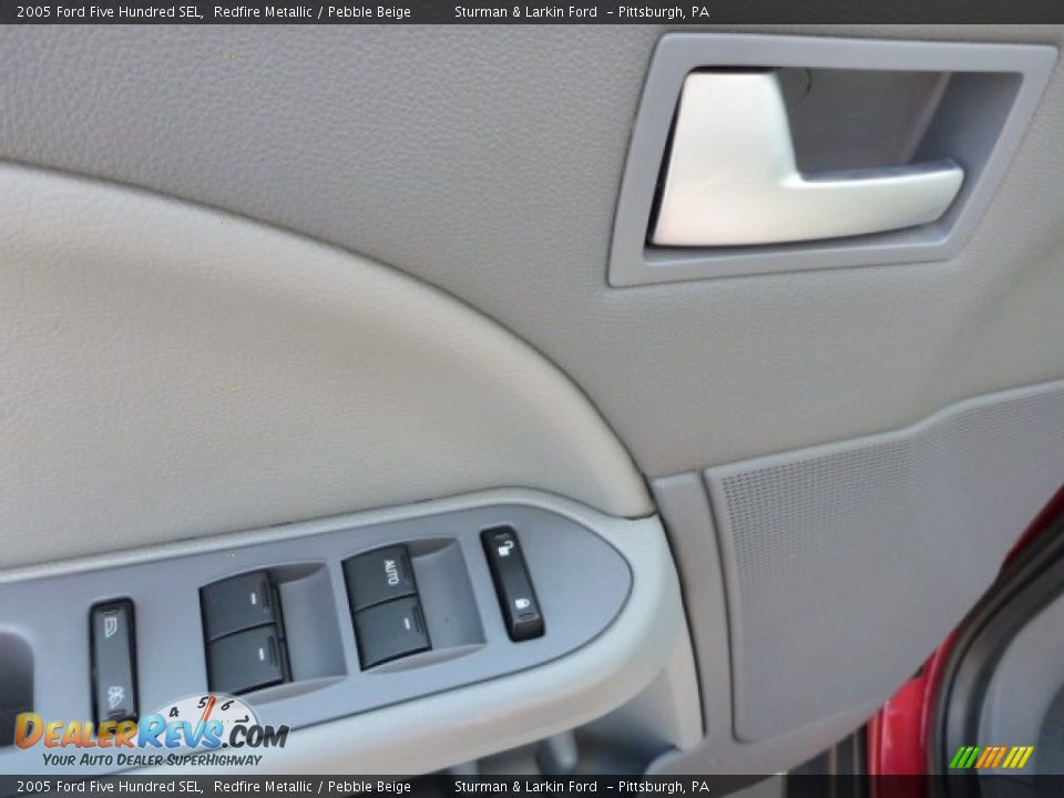 2005 Ford Five Hundred SEL Redfire Metallic / Pebble Beige Photo #11