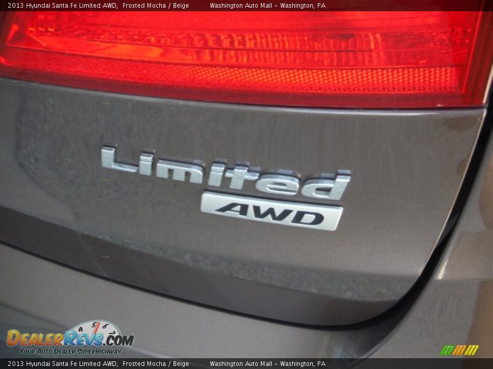 2013 Hyundai Santa Fe Limited AWD Frosted Mocha / Beige Photo #8