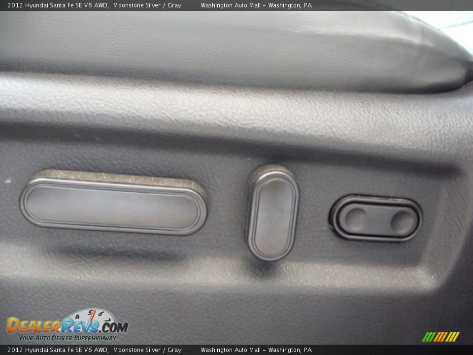2012 Hyundai Santa Fe SE V6 AWD Moonstone Silver / Gray Photo #15