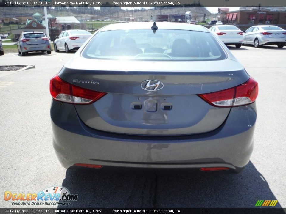 2012 Hyundai Elantra GLS Harbor Gray Metallic / Gray Photo #7