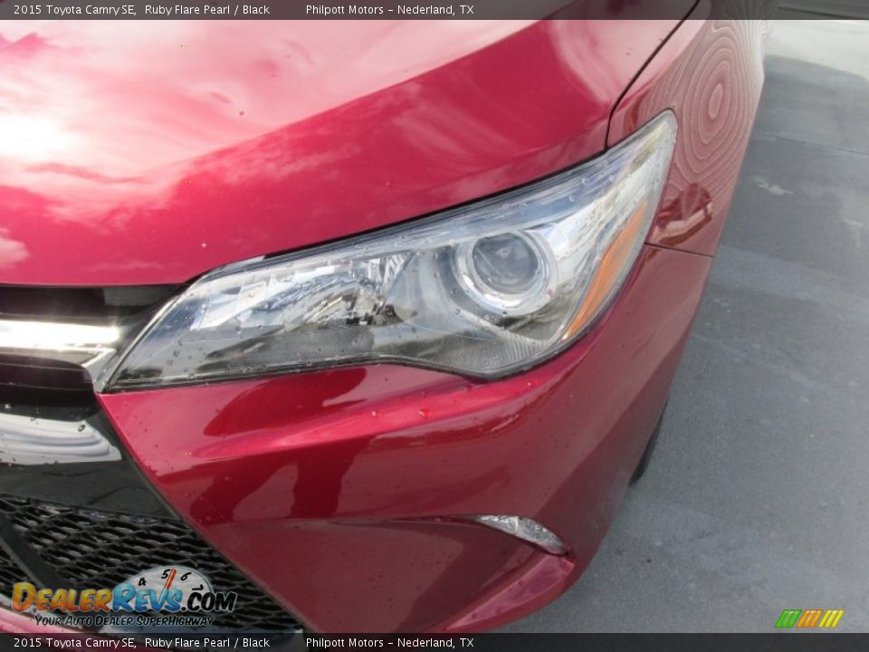2015 Toyota Camry SE Ruby Flare Pearl / Black Photo #9