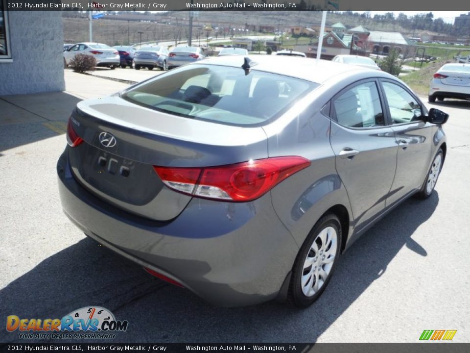 2012 Hyundai Elantra GLS Harbor Gray Metallic / Gray Photo #8