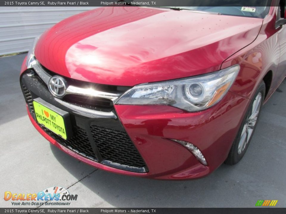 2015 Toyota Camry SE Ruby Flare Pearl / Black Photo #10