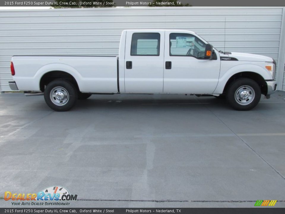 2015 Ford F250 Super Duty XL Crew Cab Oxford White / Steel Photo #3