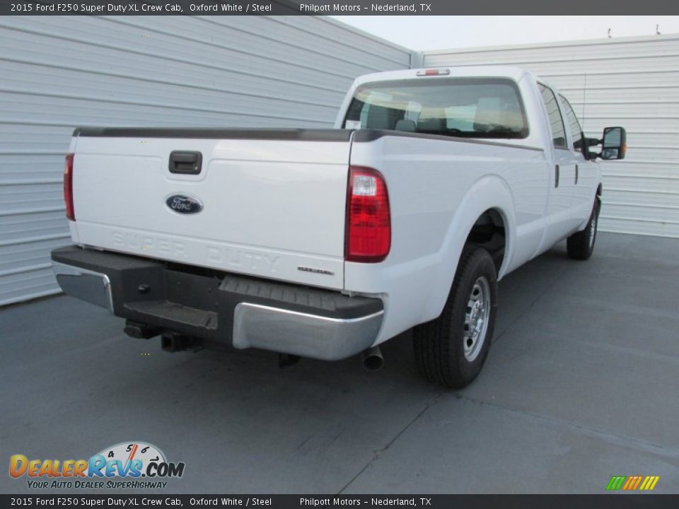 2015 Ford F250 Super Duty XL Crew Cab Oxford White / Steel Photo #4