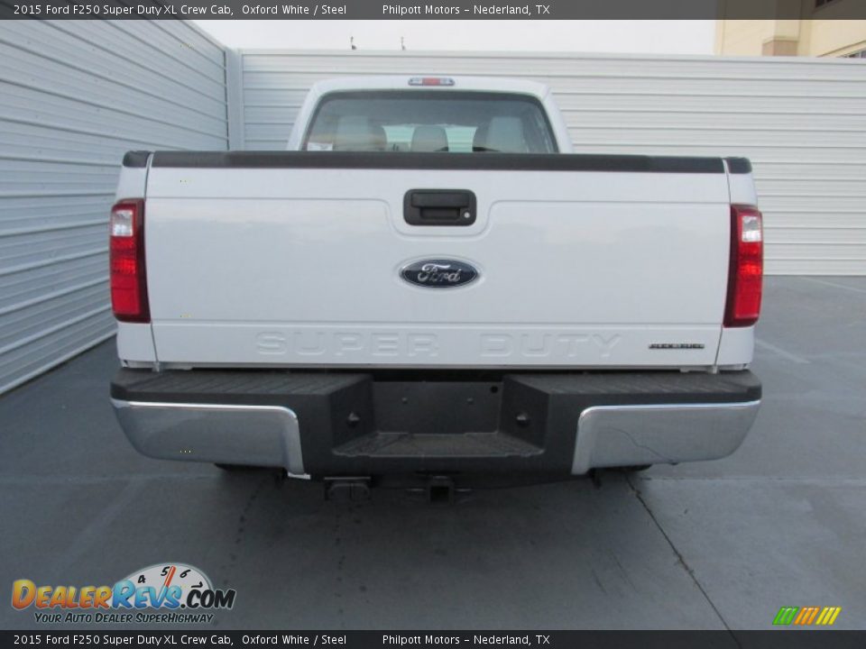 2015 Ford F250 Super Duty XL Crew Cab Oxford White / Steel Photo #5