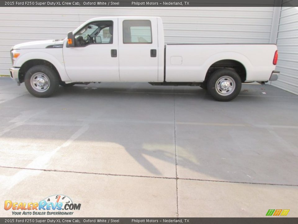 2015 Ford F250 Super Duty XL Crew Cab Oxford White / Steel Photo #6