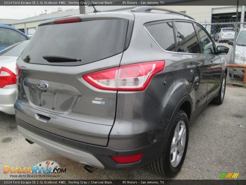 2014 Ford Escape SE 2.0L EcoBoost 4WD Sterling Gray / Charcoal Black Photo #3